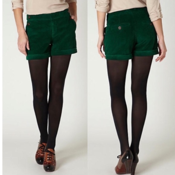 Anthropologie Pants - Anthro Corduroy Wide-Wale Roll Up Corduroy Shorts